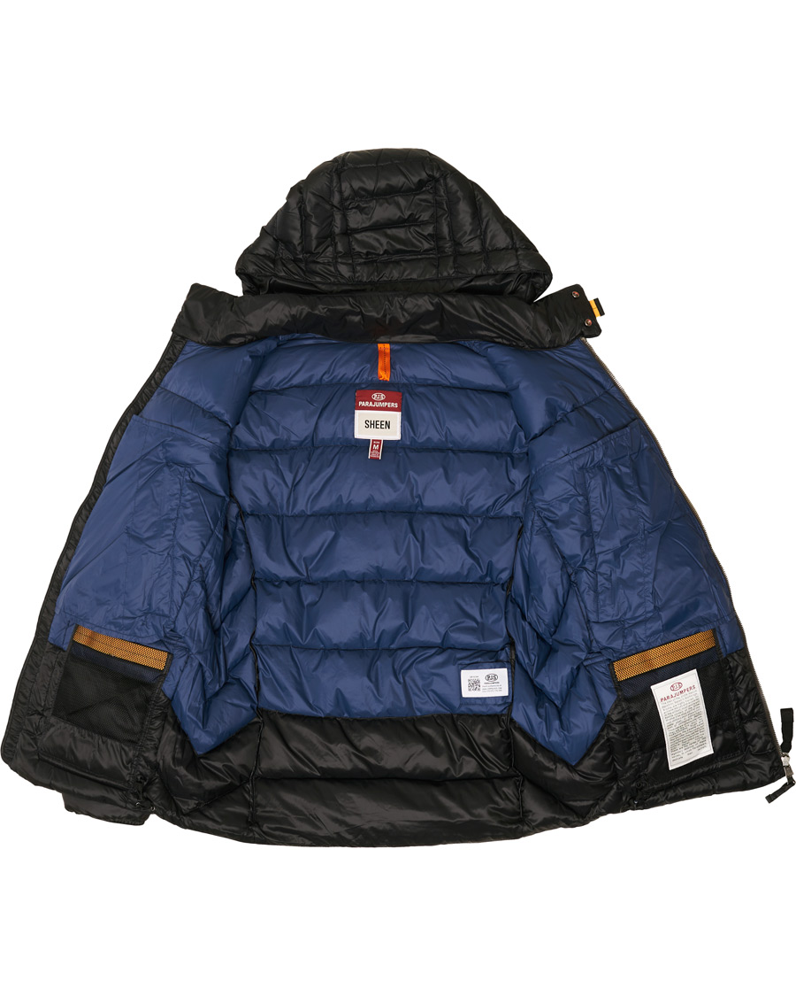 Herr | Jackor | Parajumpers | Greg High Gloss Down Hooded Jacket Black