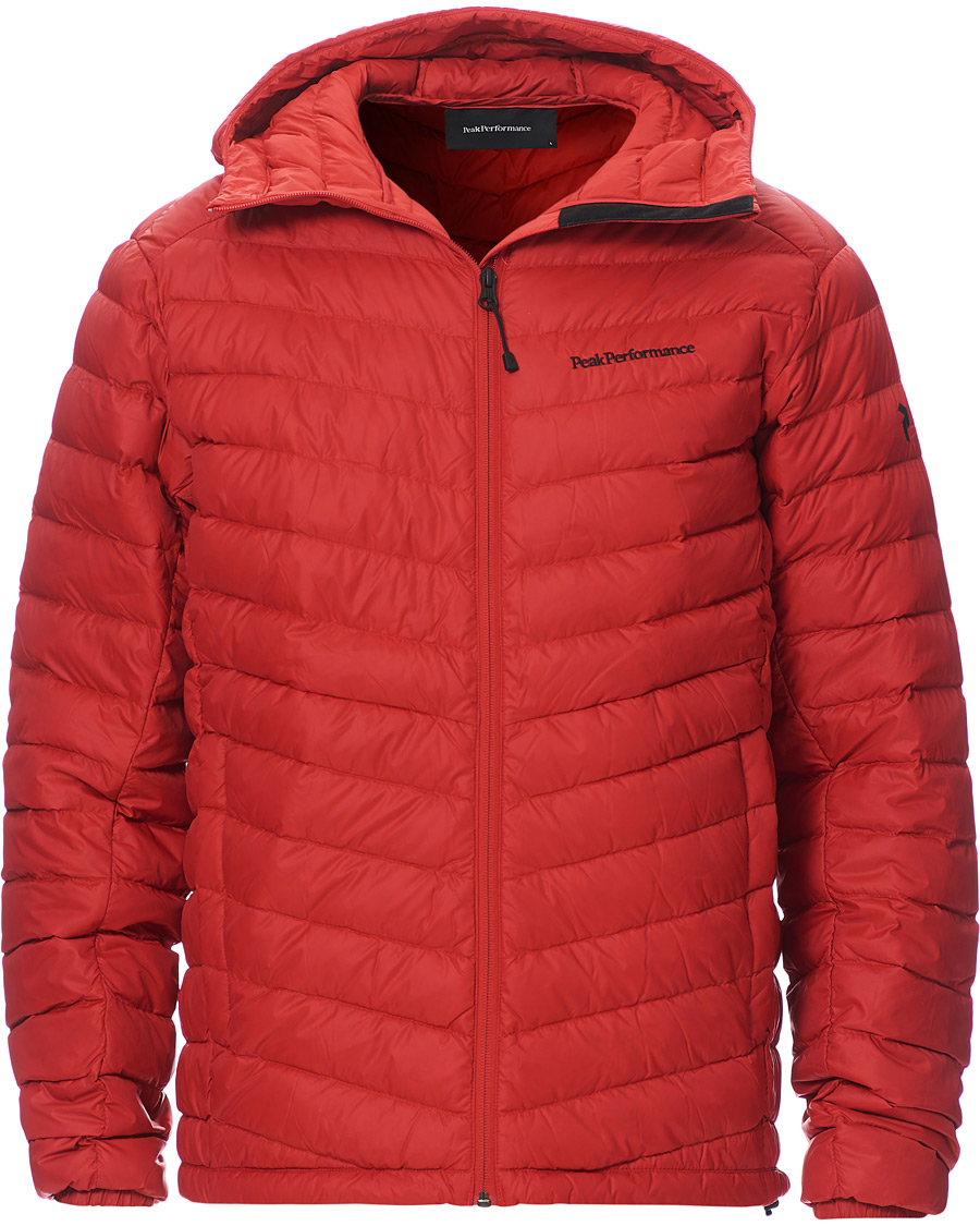 Herr | Jackor | Peak Performance | Frost Liner Down Hooded Jacket Red