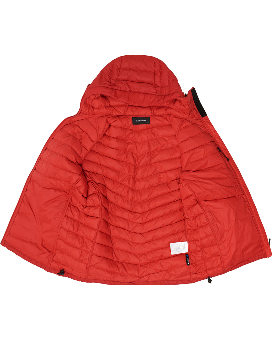 Herr | Jackor | Peak Performance | Frost Liner Down Hooded Jacket Red