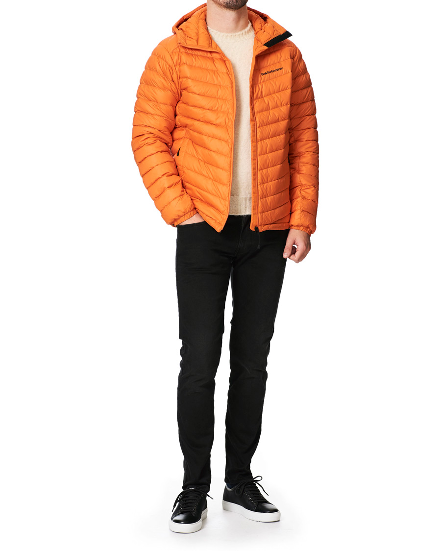 Herr | Jackor | Peak Performance | Frost Liner Down Hooded Jacket Blaze Tundra