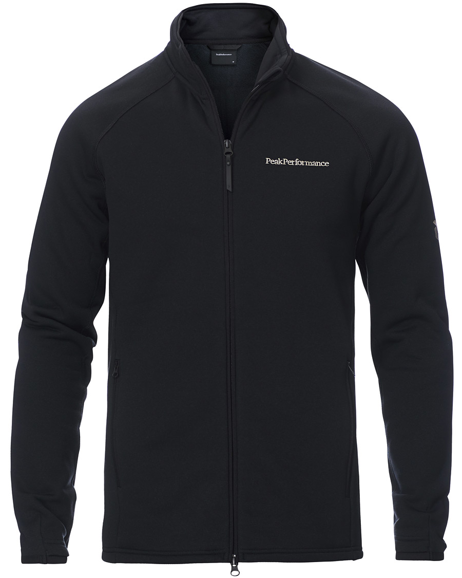 Herr | Tröjor | Peak Performance | Chill Full Zip Jacket Black