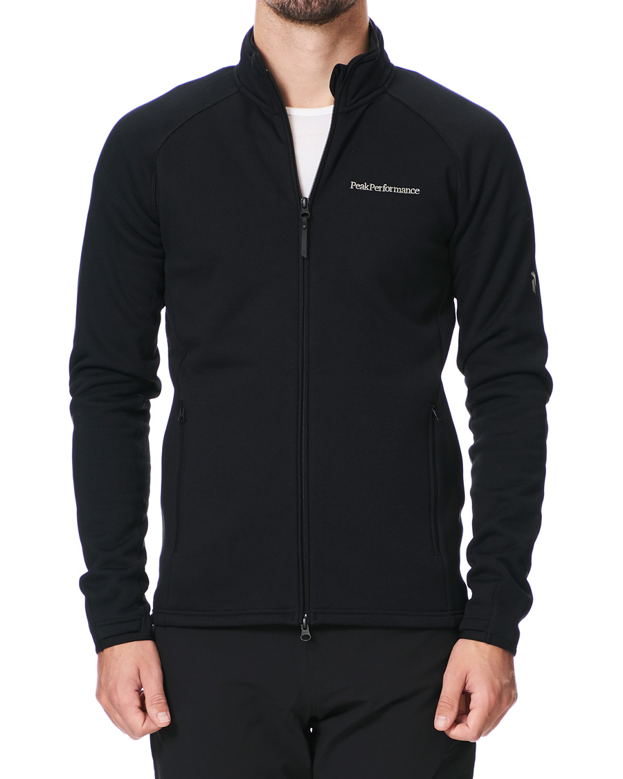 Herr | Tröjor | Peak Performance | Chill Full Zip Jacket Black