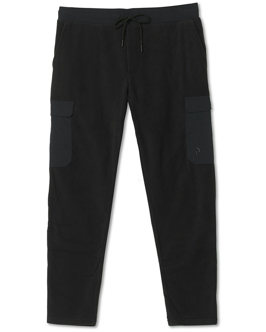 Herr | Byxor | Peak Performance | Tech Soft Fleece Cargo Pants Black