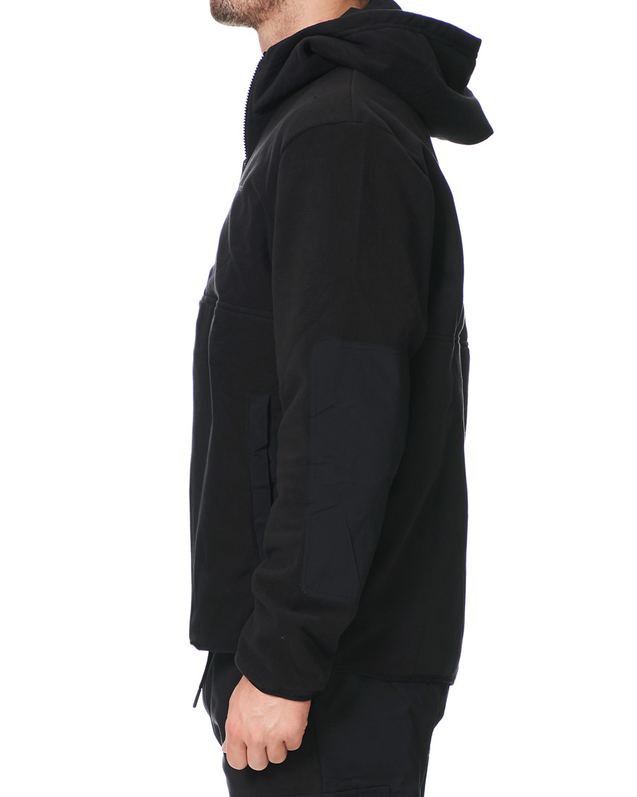 Herr | Tröjor | Peak Performance | Tech Soft Fleece Reversible Half Zip Hoodie Black