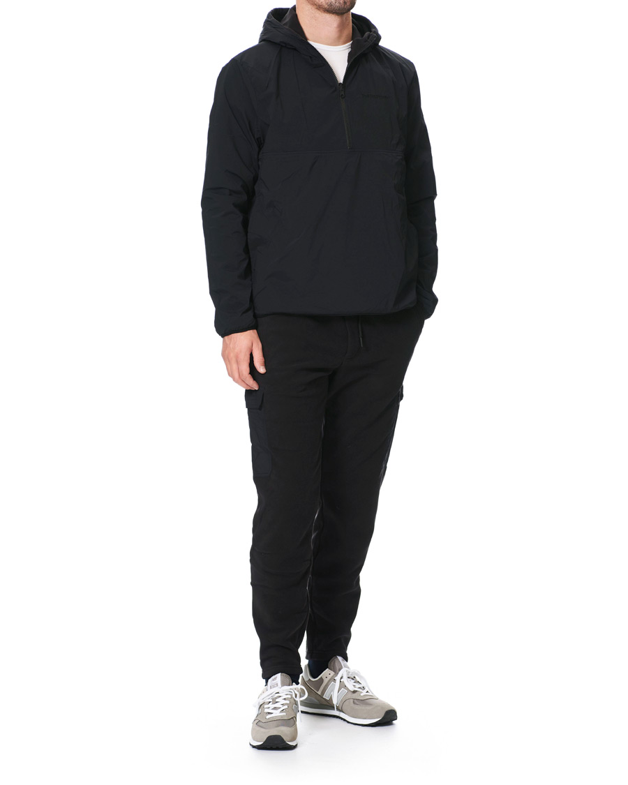 Herr | Tröjor | Peak Performance | Tech Soft Fleece Reversible Half Zip Hoodie Black