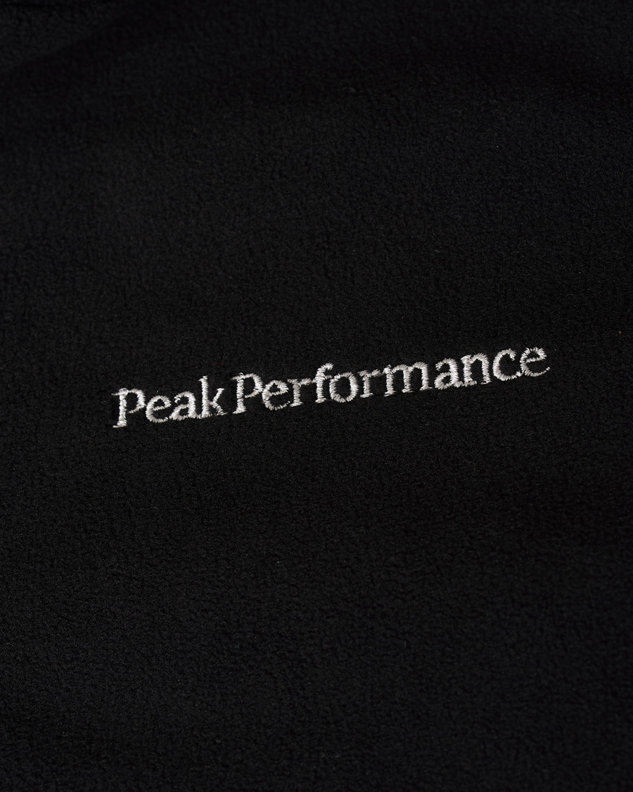 Herr | Tröjor | Peak Performance | Tech Soft Fleece Reversible Half Zip Hoodie Black