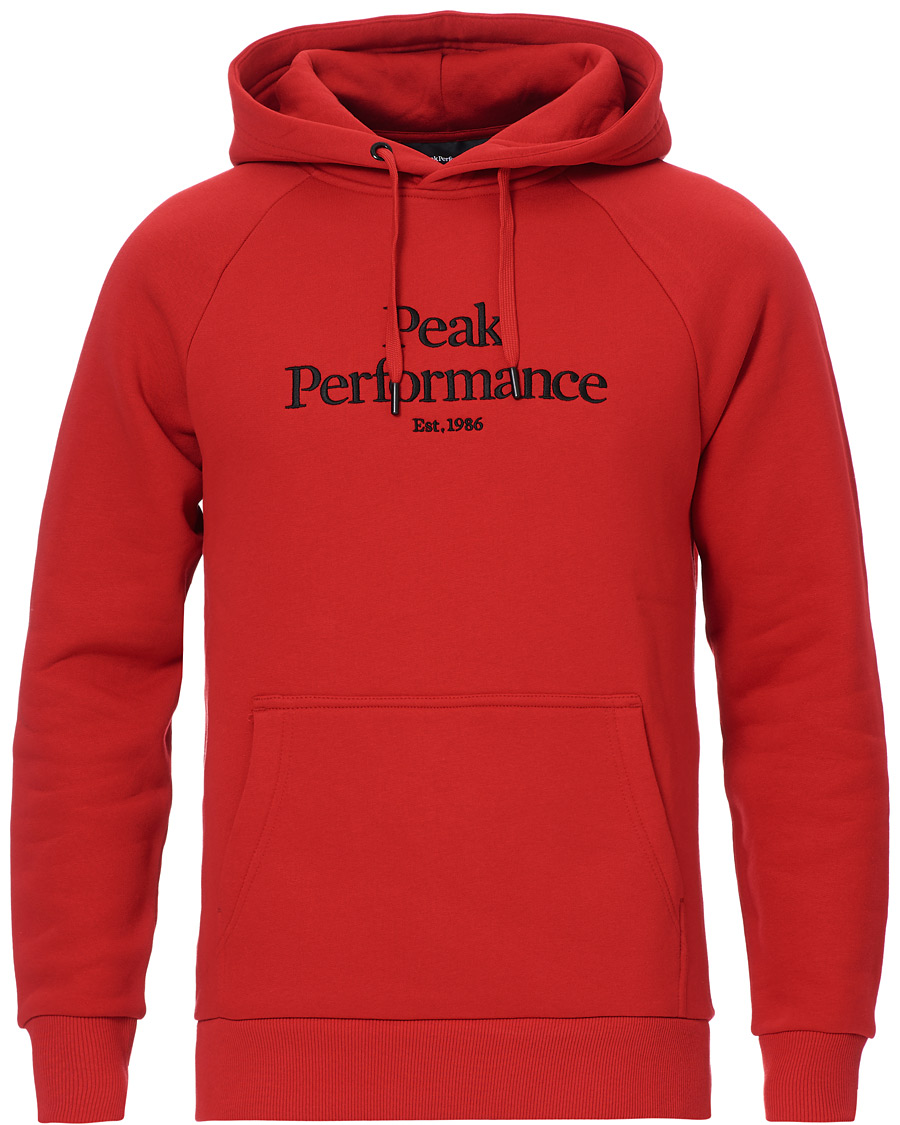 Herr | Tröjor | Peak Performance | Original Logo Hoodie Red
