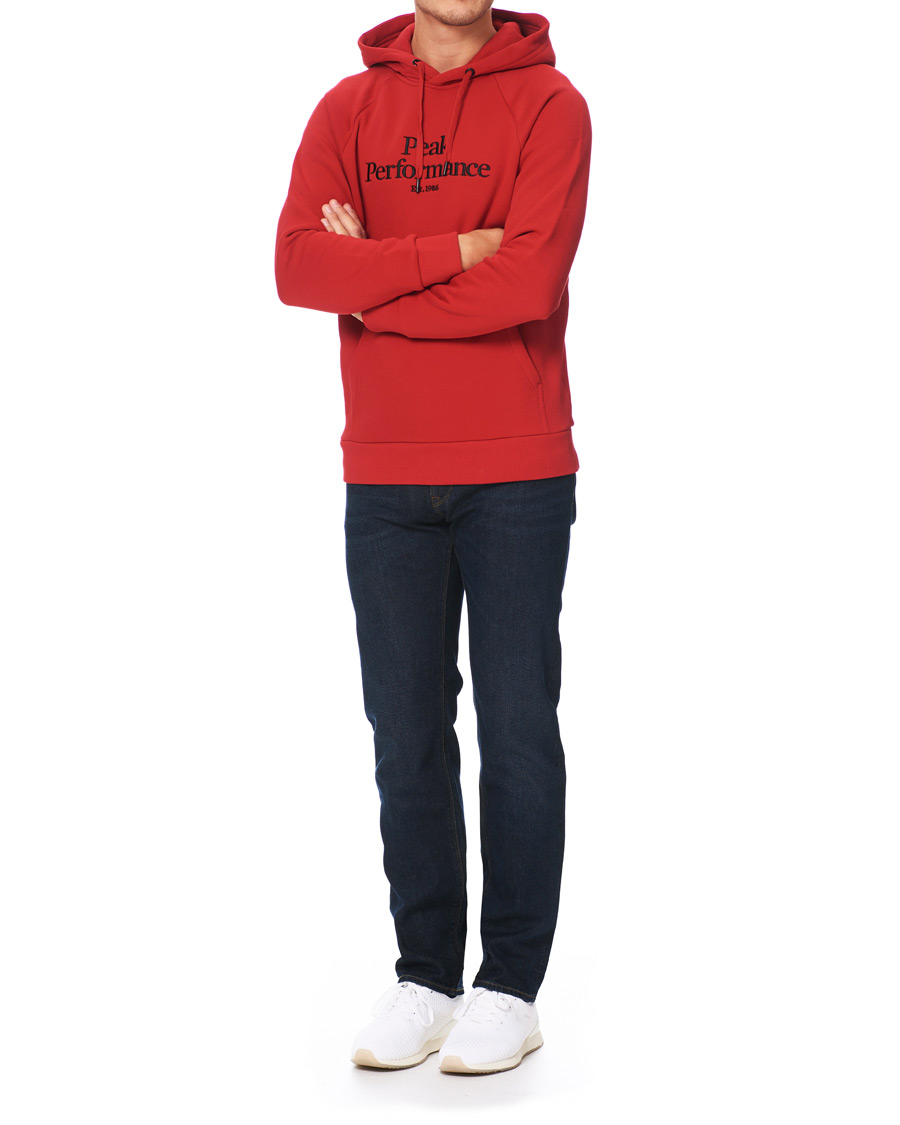 Herr | Tröjor | Peak Performance | Original Logo Hoodie Red