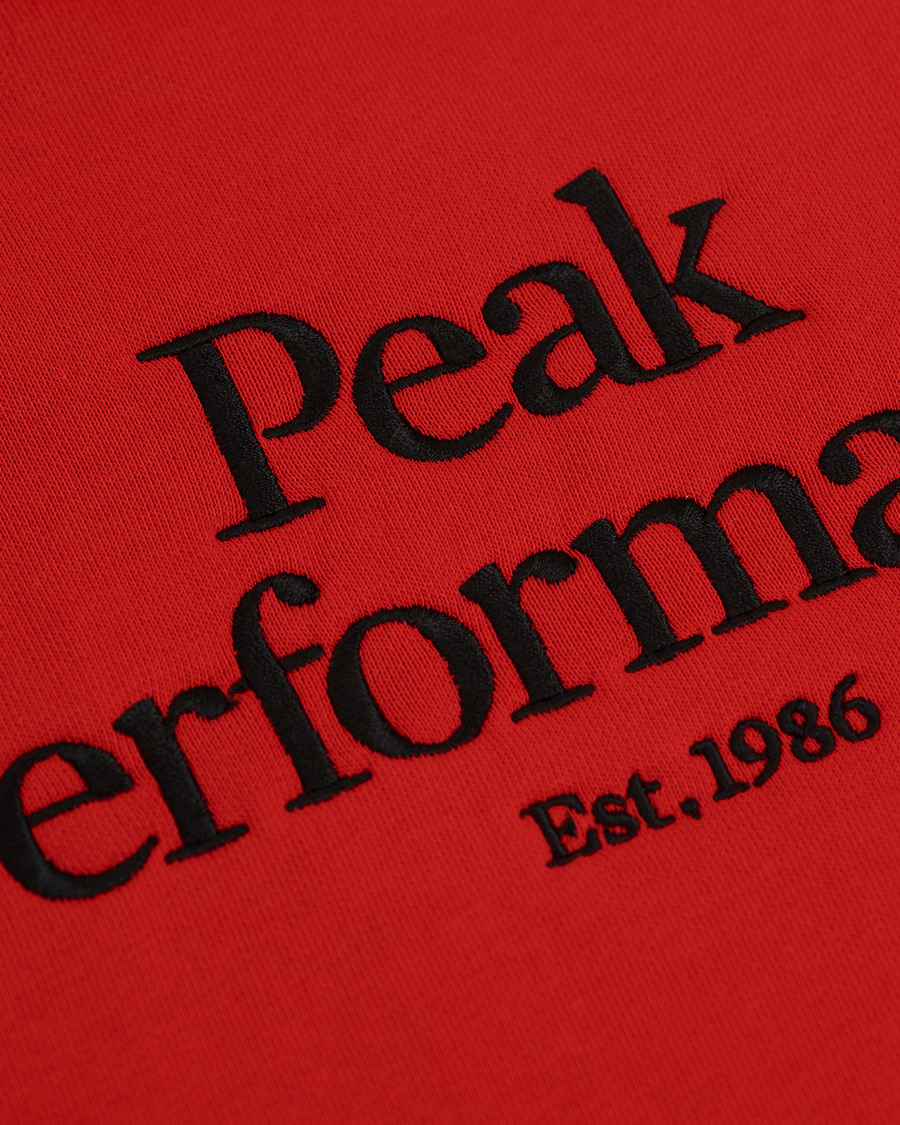 Herr | Tröjor | Peak Performance | Original Logo Hoodie Red