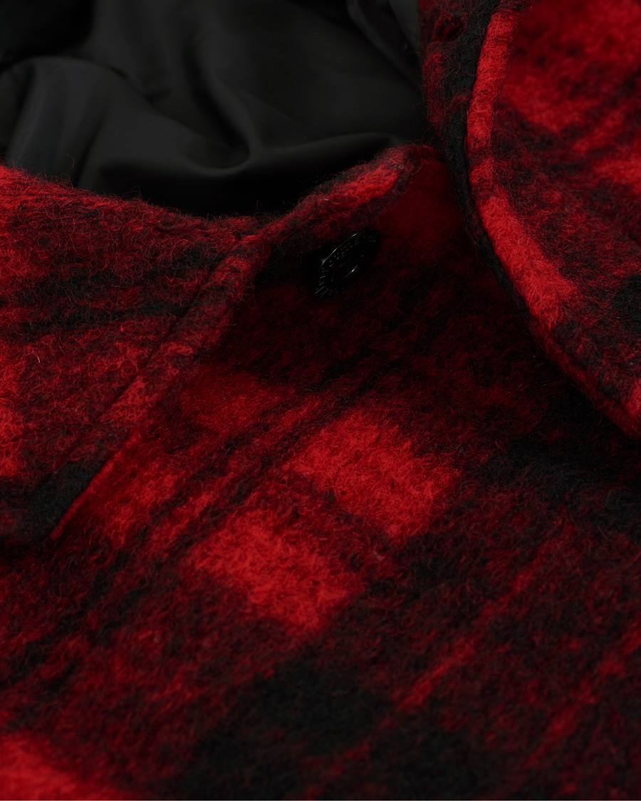 Herr | Skjortor | Peak Performance | Wool Check Overshirt Red