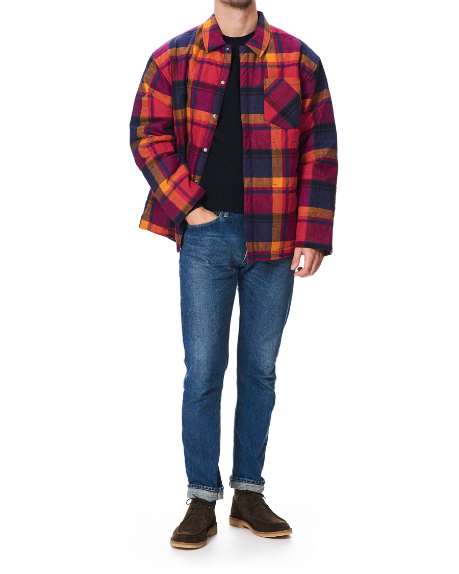 Herr | Skjortor | Peak Performance | Ben Gorham Flannel Liner Overshirt Power Pink