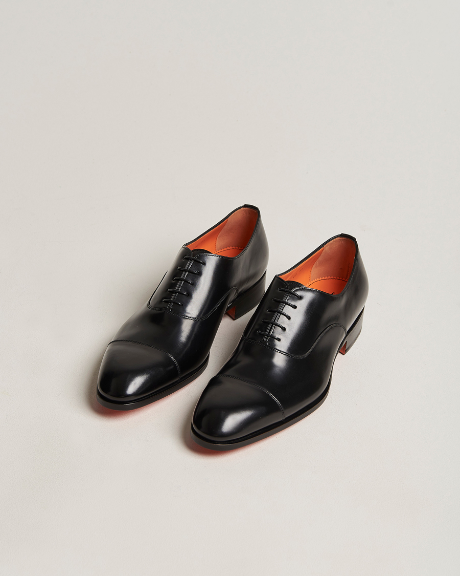 Herr | Skor | Santoni | Blake Oxford  Black Calf