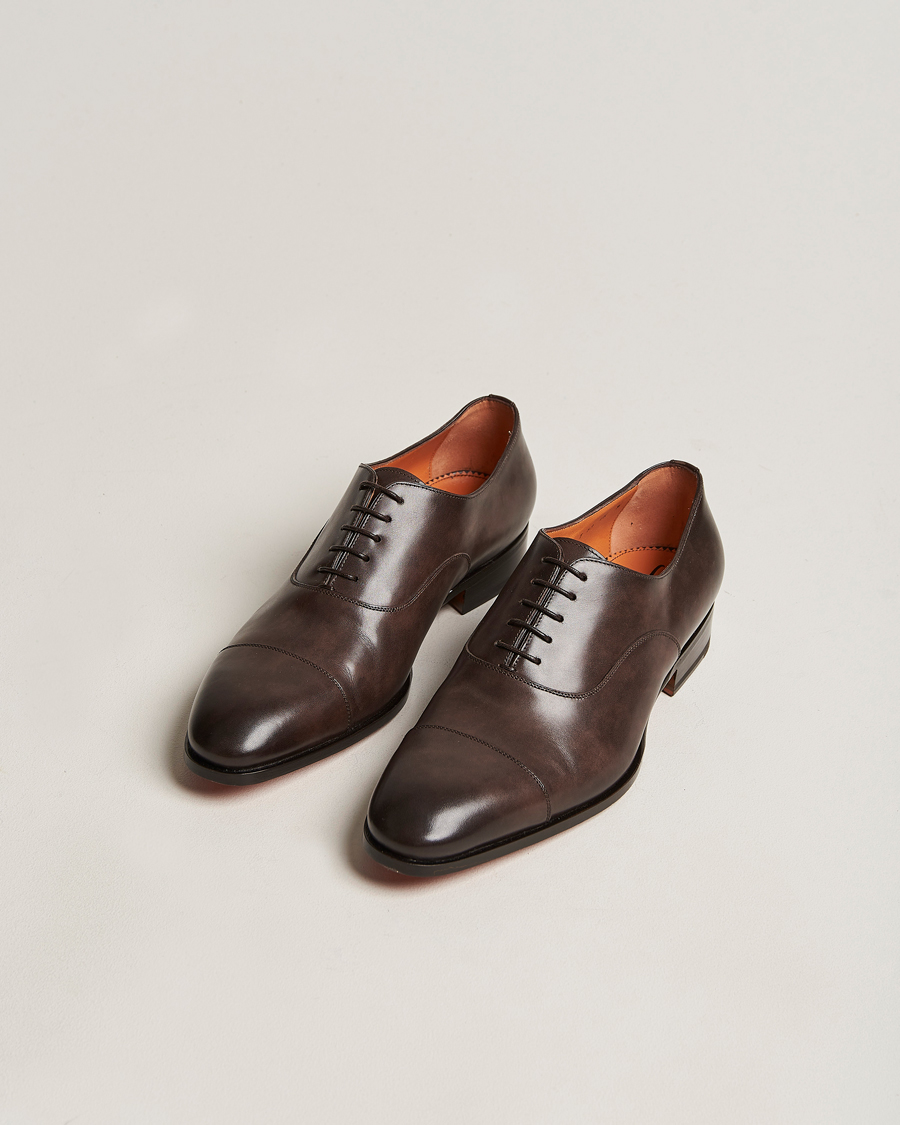 Herr | Avdelningar | Santoni | Blake Oxford  Dark Brown Calf