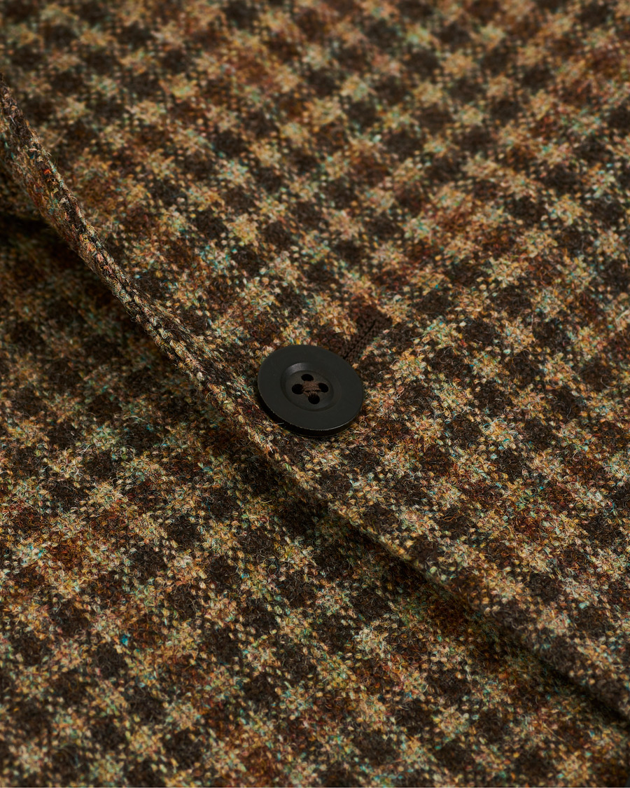 Herr | Kavajer | The Gigi | Degas Wool Check Blazer Brown/Beige