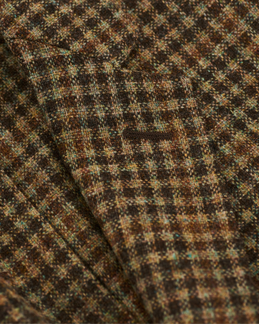 Herr | Kavajer | The Gigi | Degas Wool Check Blazer Brown/Beige