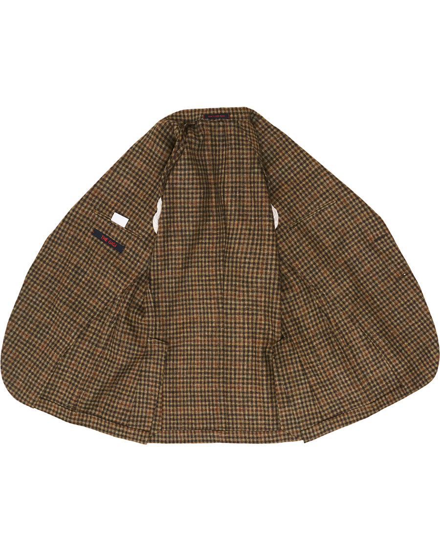 Herr | Kavajer | The Gigi | Degas Wool Check Blazer Brown/Beige