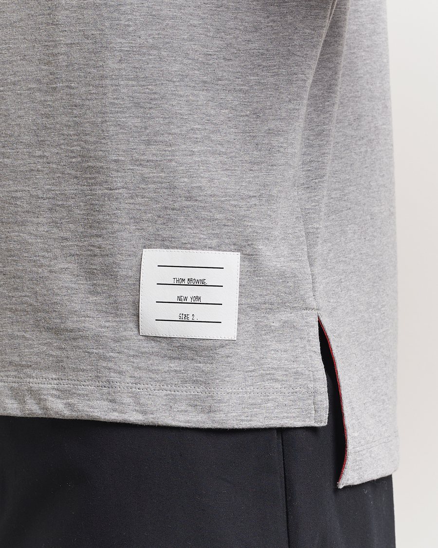 Herr | T-Shirts | Thom Browne | Relaxed Fit Short Sleeve T-Shirt Light Grey