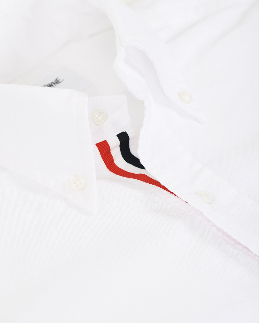 Herr | Skjortor | Thom Browne | Contrast Placket Oxford Shirt White