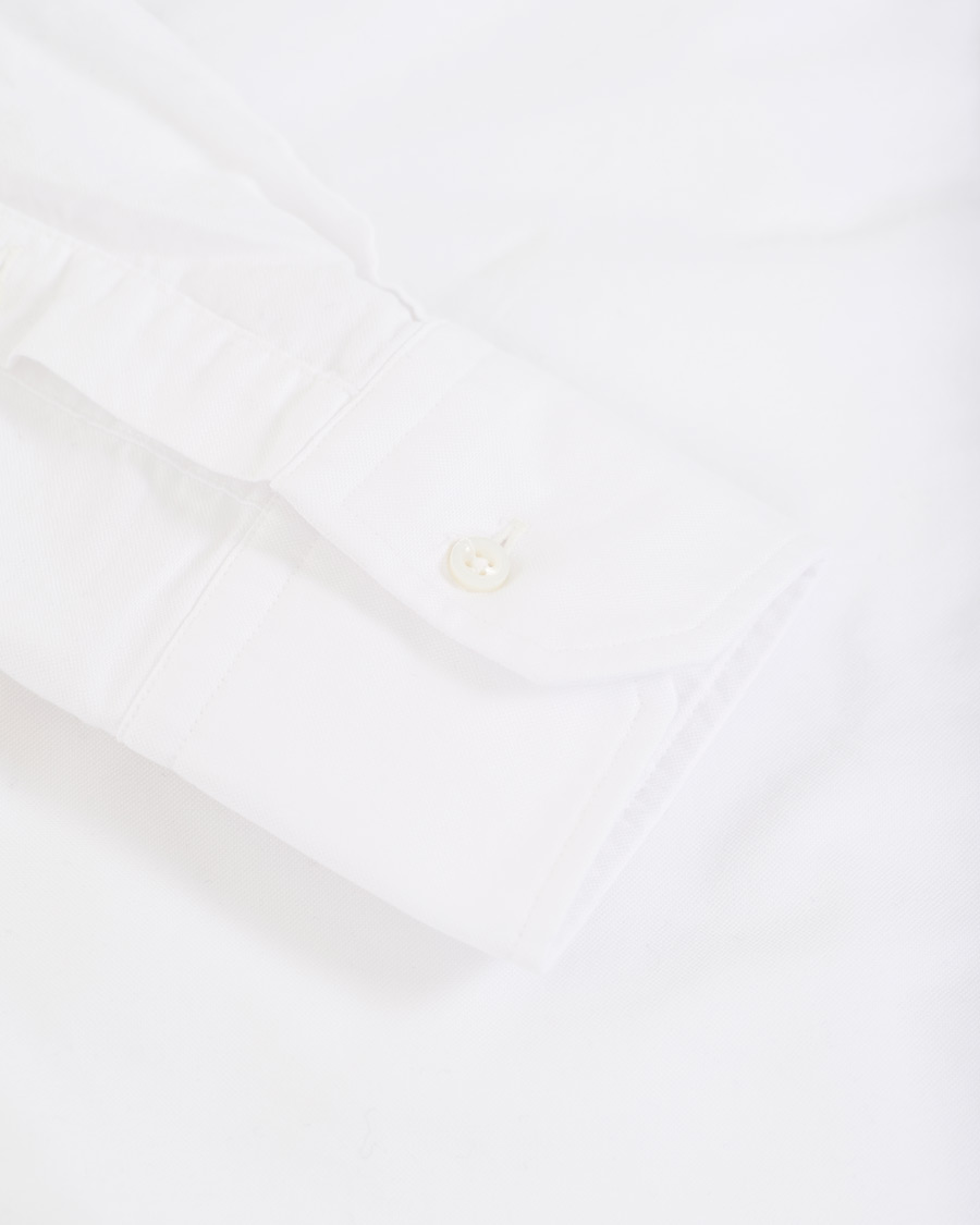 Herr | Skjortor | Thom Browne | Contrast Placket Oxford Shirt White