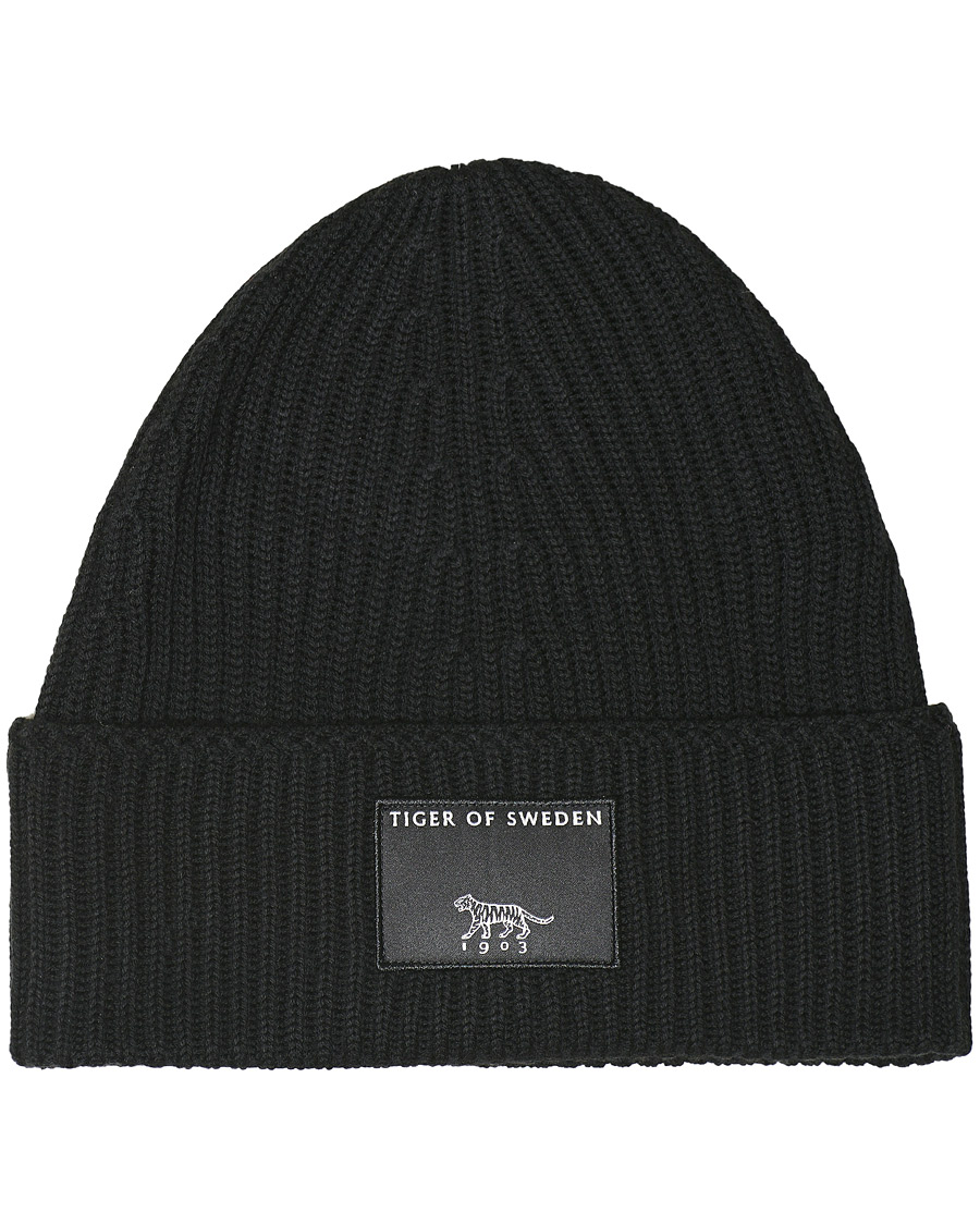 Herr | Tiger of Sweden Hollein Beanie Black | Tiger of Sweden | Hollein Beanie Black