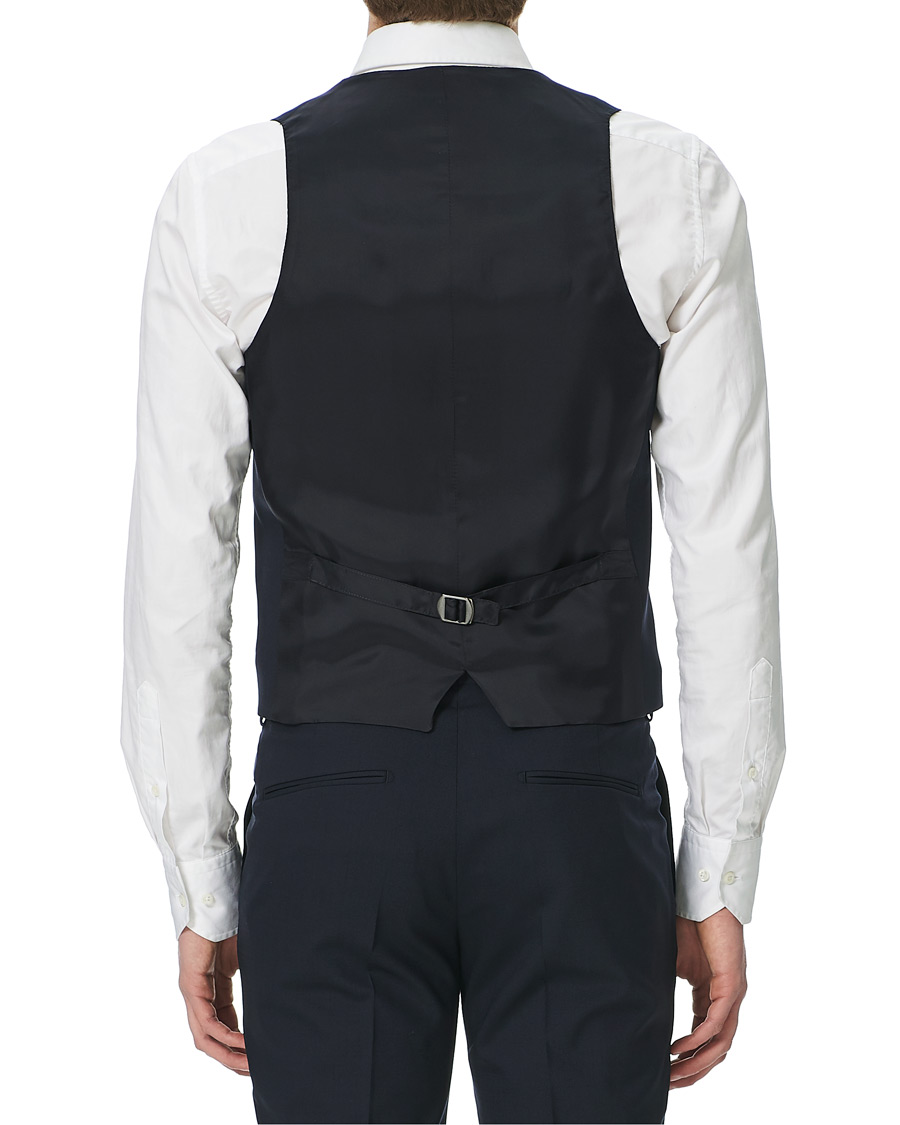 Herr | Kavajer | Tiger of Sweden | Litt Wool Waistcoat Navy