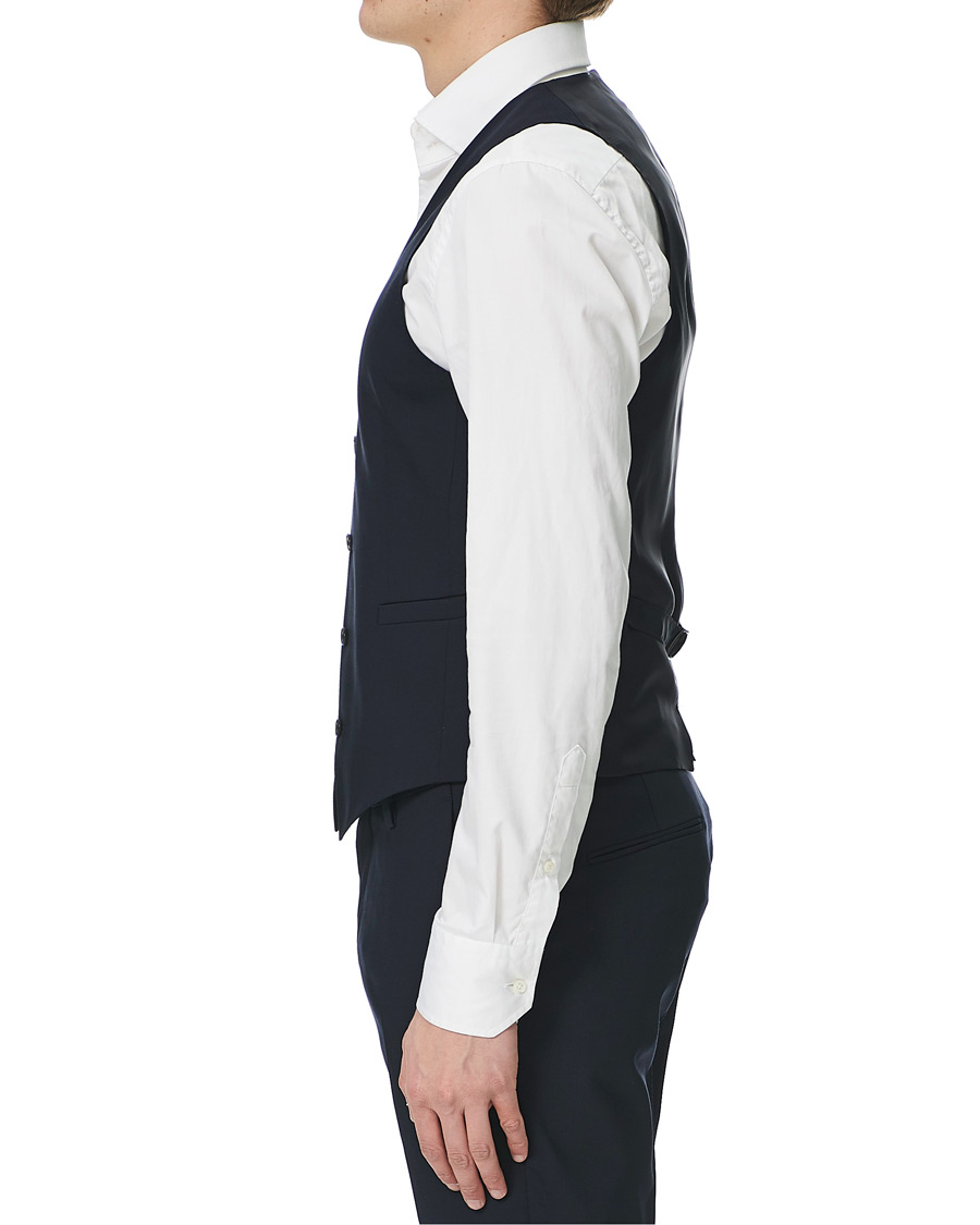 Herr | Kavajer | Tiger of Sweden | Litt Wool Waistcoat Navy