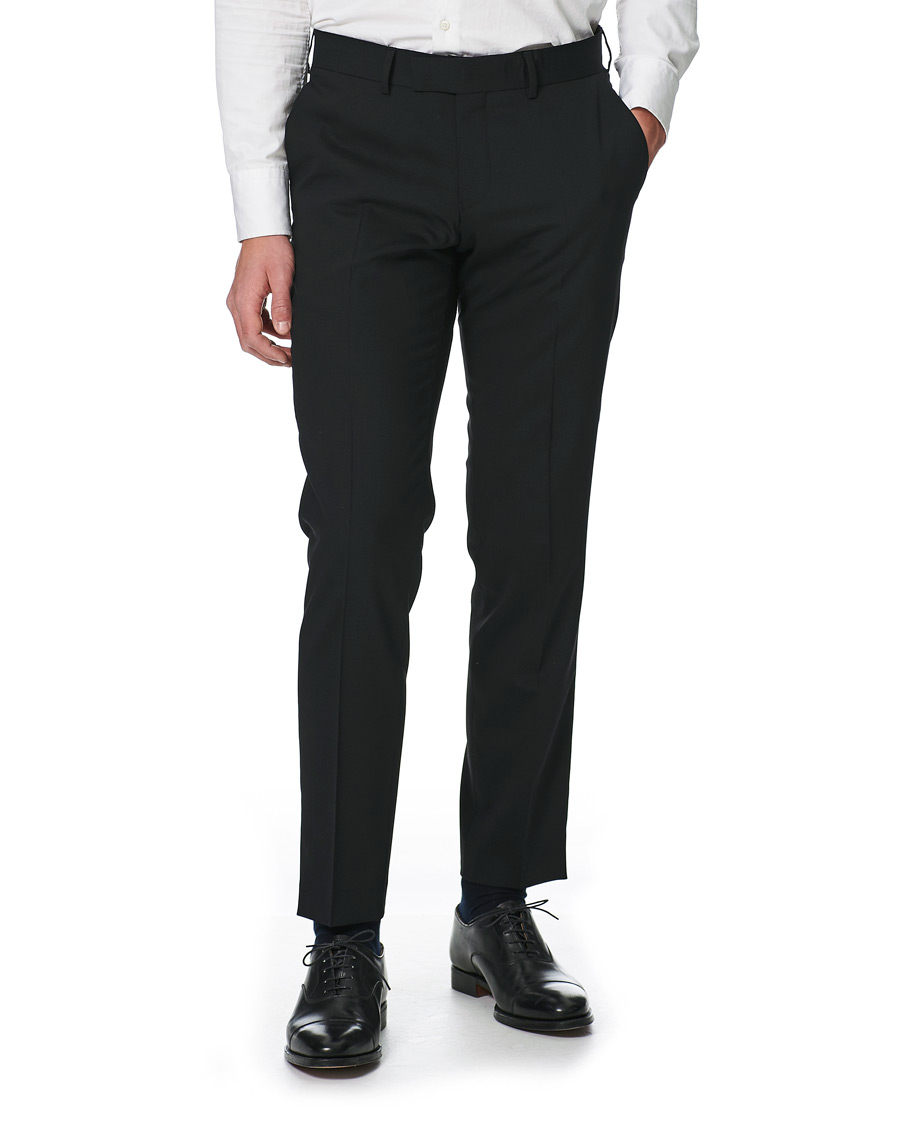 Herr | Byxor | Tiger of Sweden | Tordon Wool Suit Trousers Black