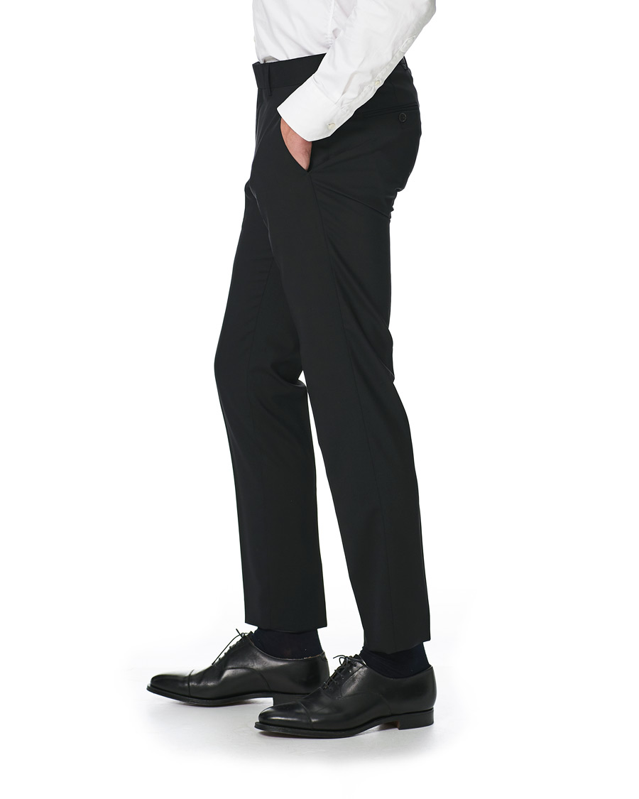Herr | Byxor | Tiger of Sweden | Tordon Wool Suit Trousers Black