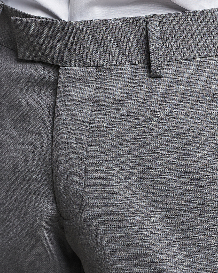 Herr | Byxor | Tiger of Sweden | Tordon Wool Suit Trousers Grey