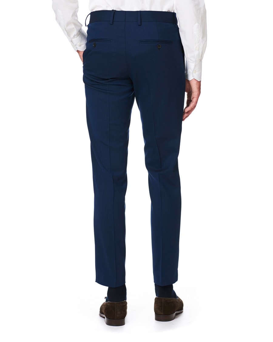 Herr | Byxor | Tiger of Sweden | Tordon Wool Suit Trousers Blue