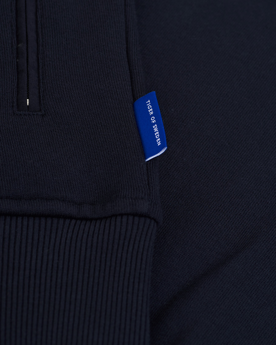 Herr | Tröjor | Tiger of Sweden | Movement Namir Full Zip Hoodie Blue