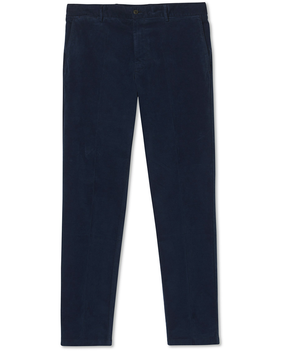 Herr | Byxor | Tiger of Sweden | Truman Corduroy Trousers Navy