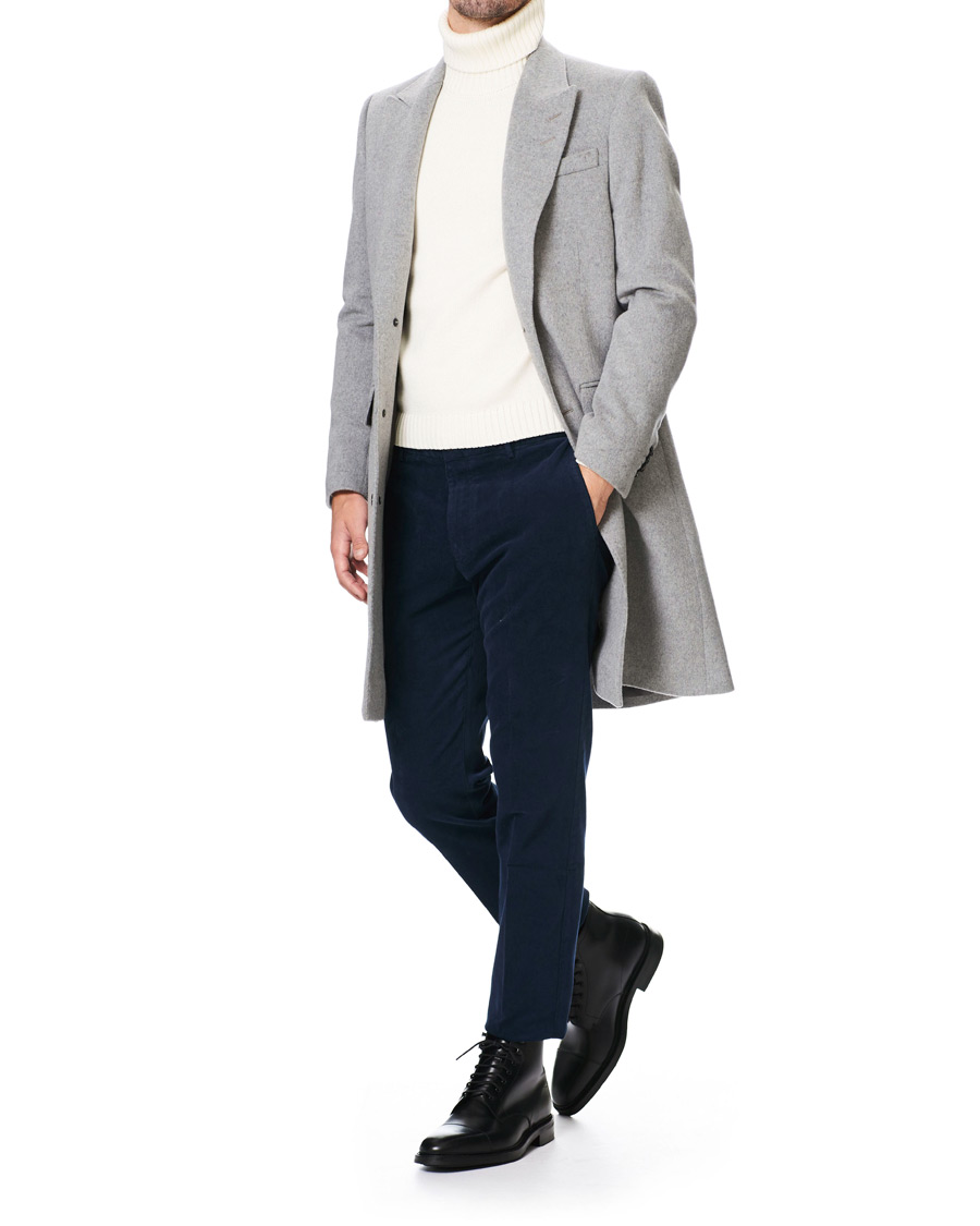 Herr | Byxor | Tiger of Sweden | Truman Corduroy Trousers Navy