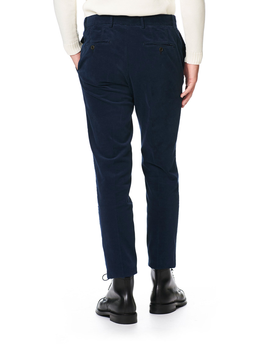 Herr | Byxor | Tiger of Sweden | Truman Corduroy Trousers Navy