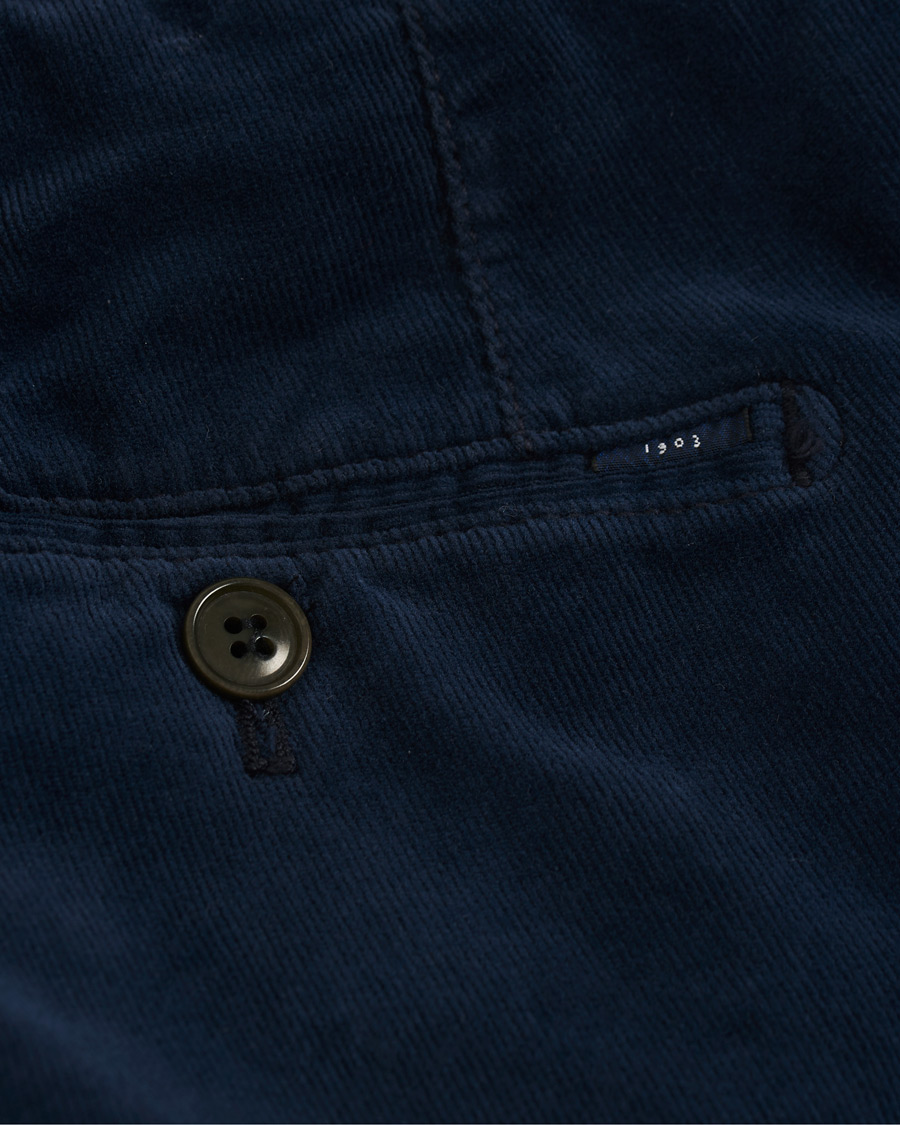 Herr | Byxor | Tiger of Sweden | Truman Corduroy Trousers Navy