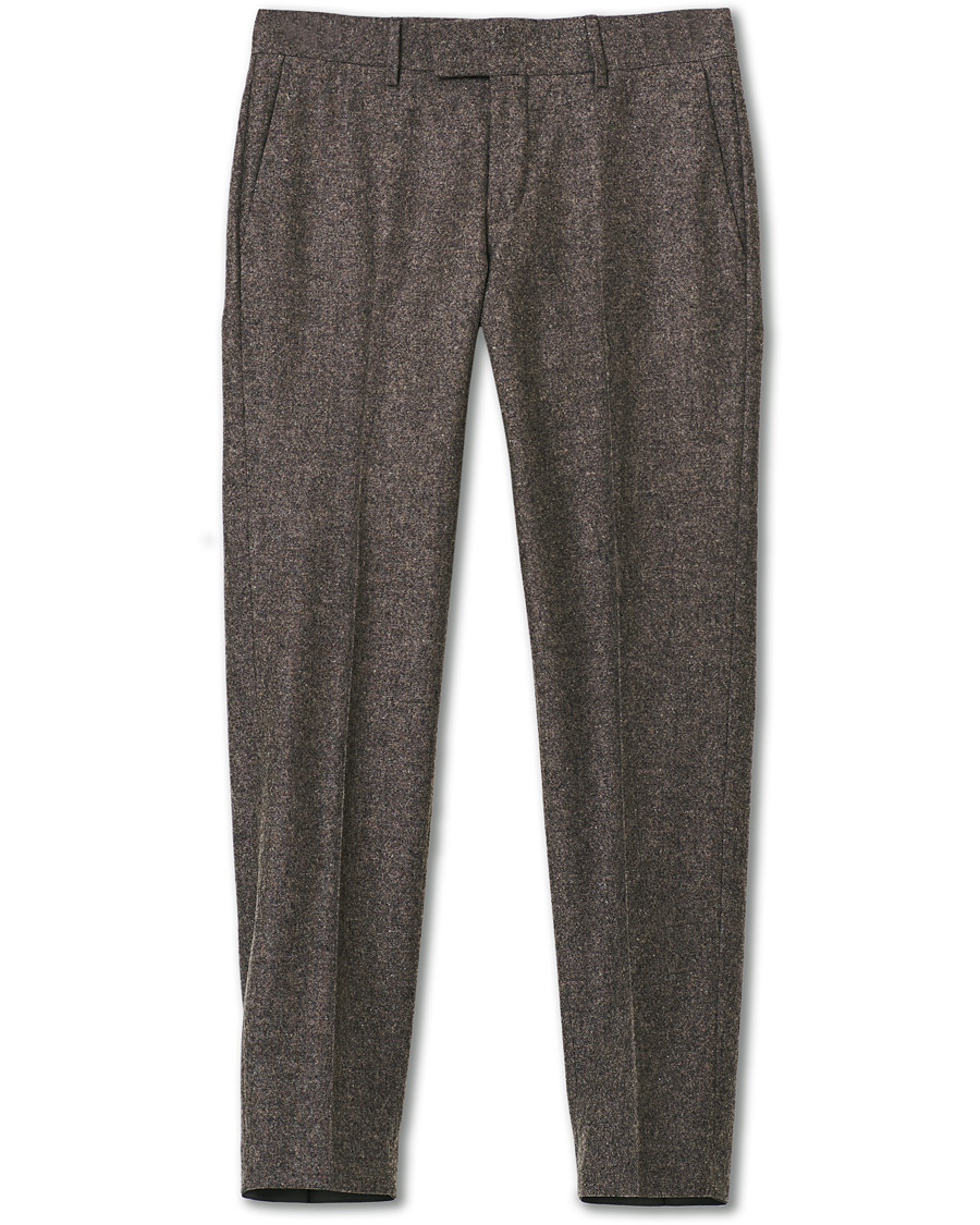 Herr | Byxor | Tiger of Sweden | Tordon Flannel Trousers Brown
