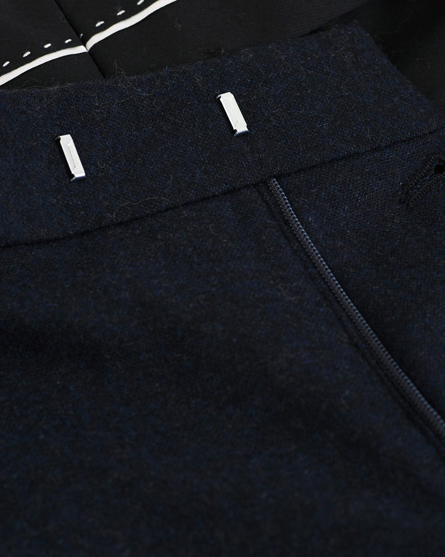 Herr | Byxor | Tiger of Sweden | Tordon Flannel Trousers Navy