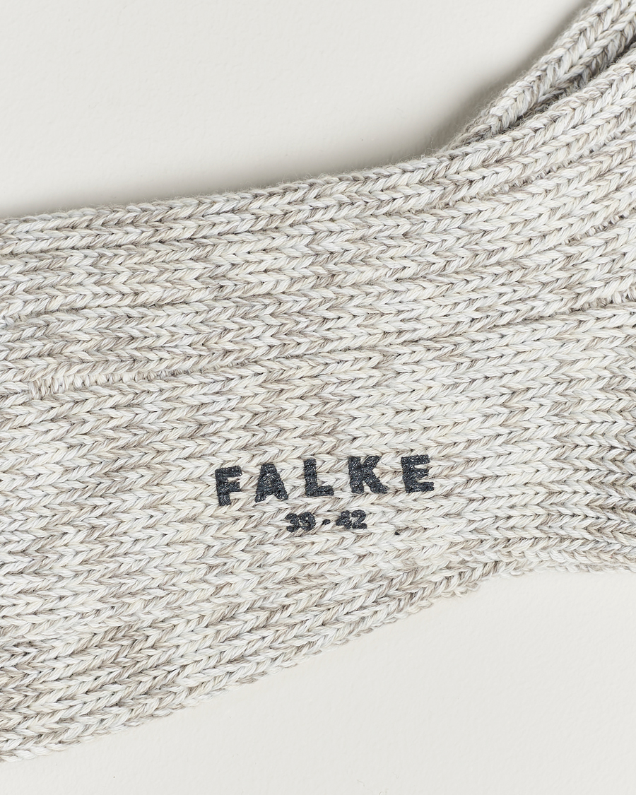 Herr | Strumpor | Falke | Brooklyn Cotton Sock Light Grey