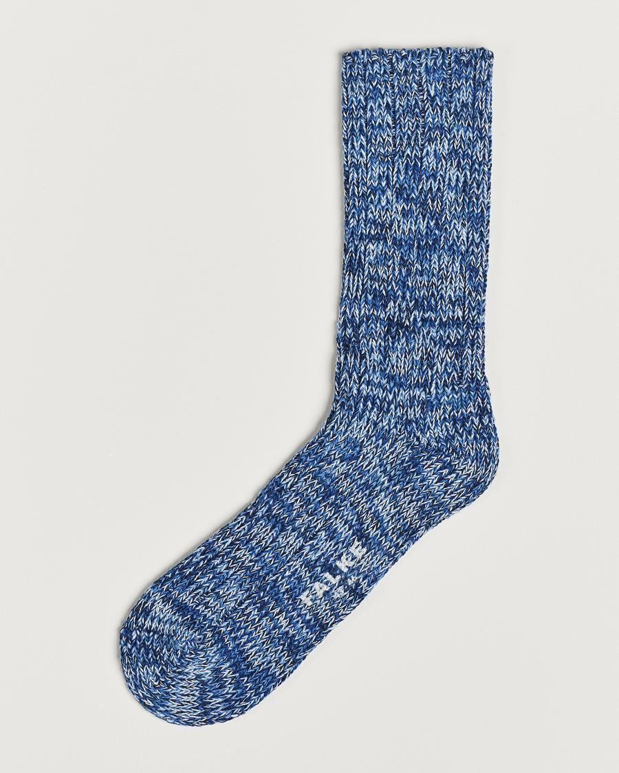 Herr |  | Falke | Brooklyn Cotton Sock Blue