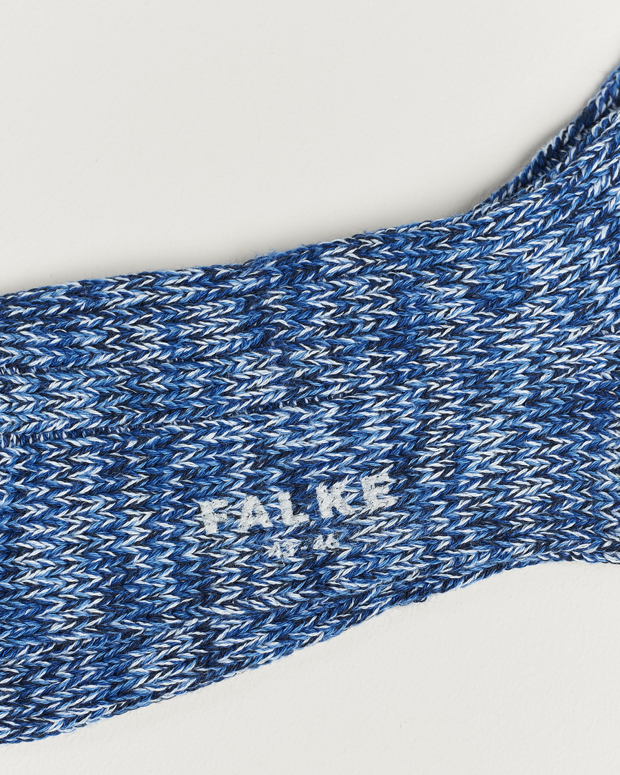 Herr | Strumpor | Falke | Brooklyn Cotton Sock Blue