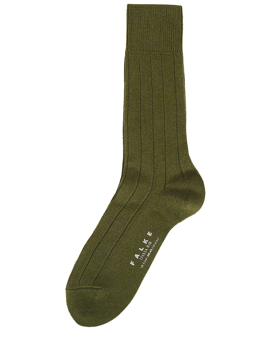 Herr | Underkläder | Falke | Lhasa Cashmere Sock Forest Green