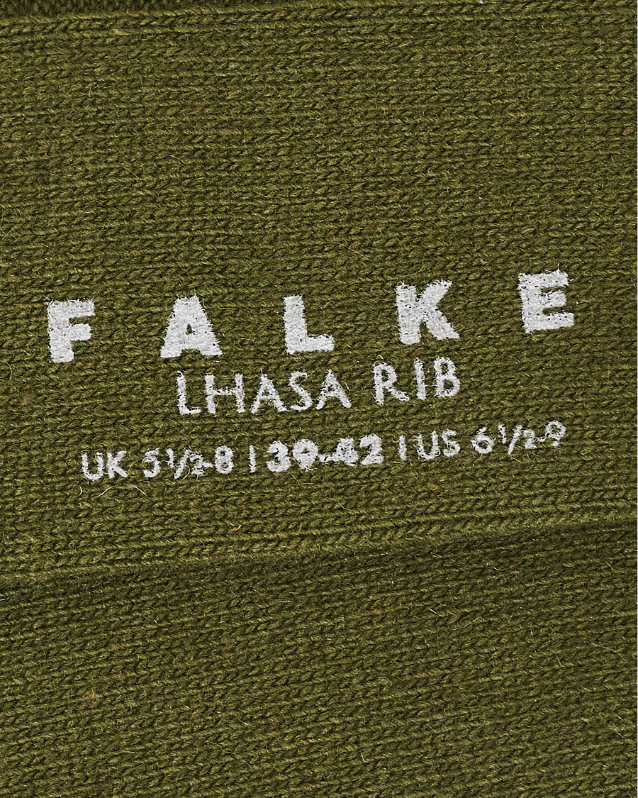 Herr | Underkläder | Falke | Lhasa Cashmere Sock Forest Green