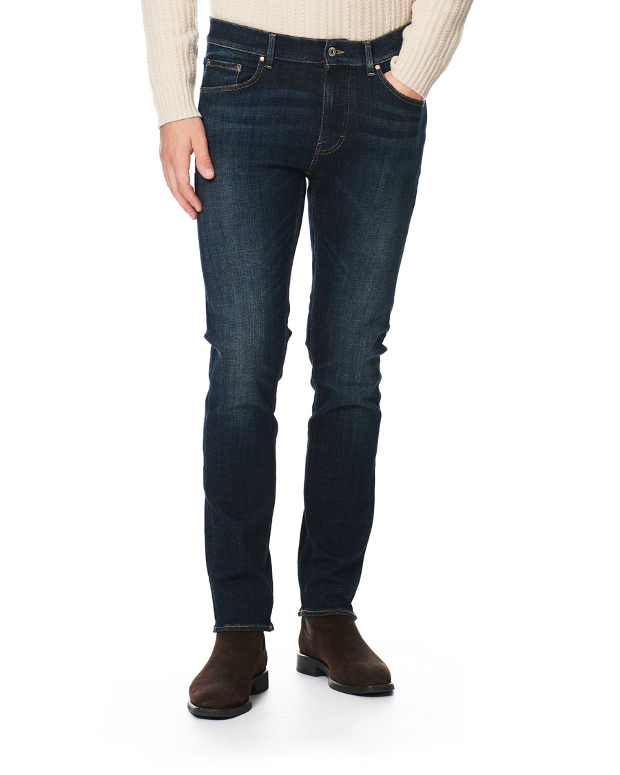 Herr | Jeans | Tiger of Sweden Jeans | Leon Matcheses Superstretch Jeans Royal Blue