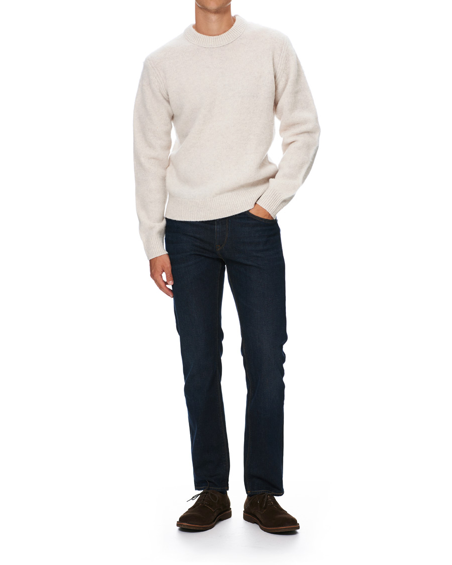 Herr | Tröjor | Tiger of Sweden Jeans | Prowler Knitted Crew Neck White