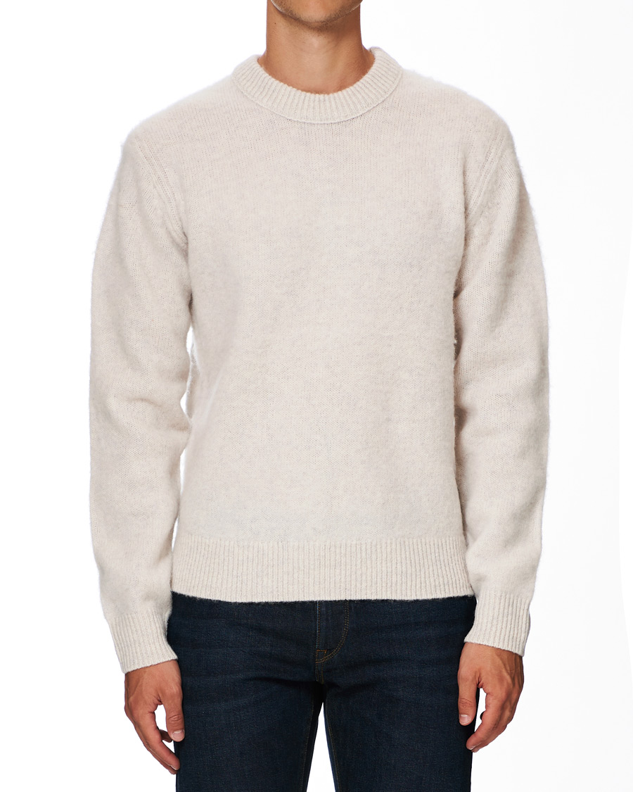 Herr | Tröjor | Tiger of Sweden Jeans | Prowler Knitted Crew Neck White