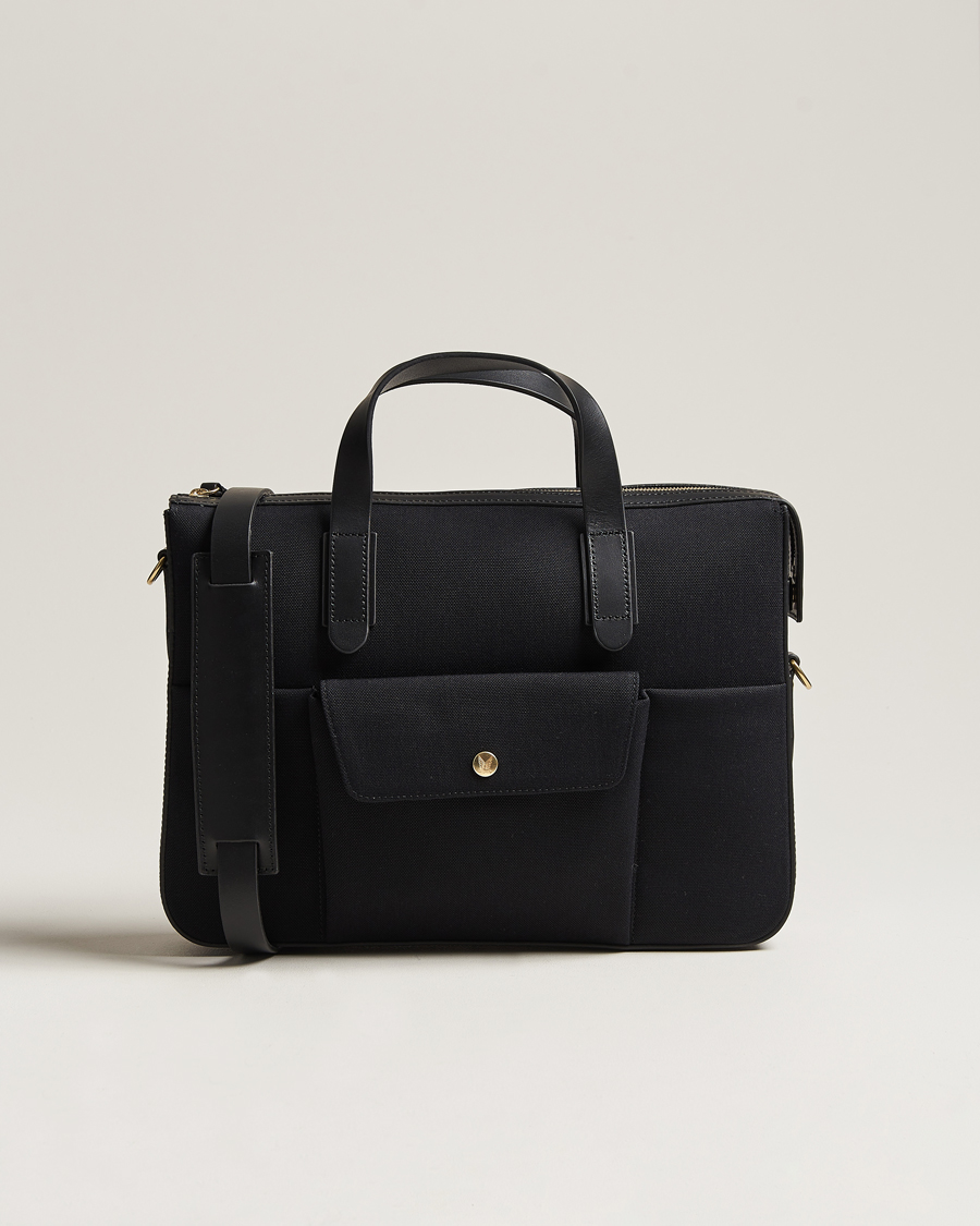 Herr | Mismo M/S Canvas Briefcase Coal/Black | Mismo | M/S Canvas Briefcase Coal/Black