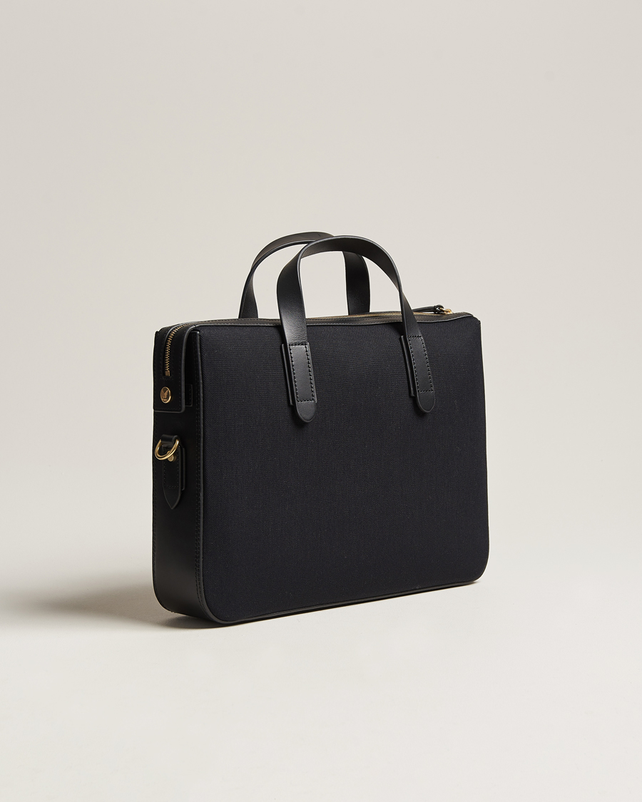 Herr | Mismo M/S Canvas Briefcase Coal/Black | Mismo | M/S Canvas Briefcase Coal/Black