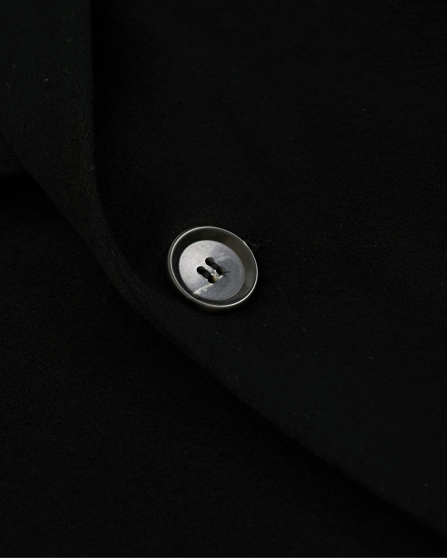 Herr | Jackor | Oscar Jacobson | Storvik Wool/Cashmere Coat Black