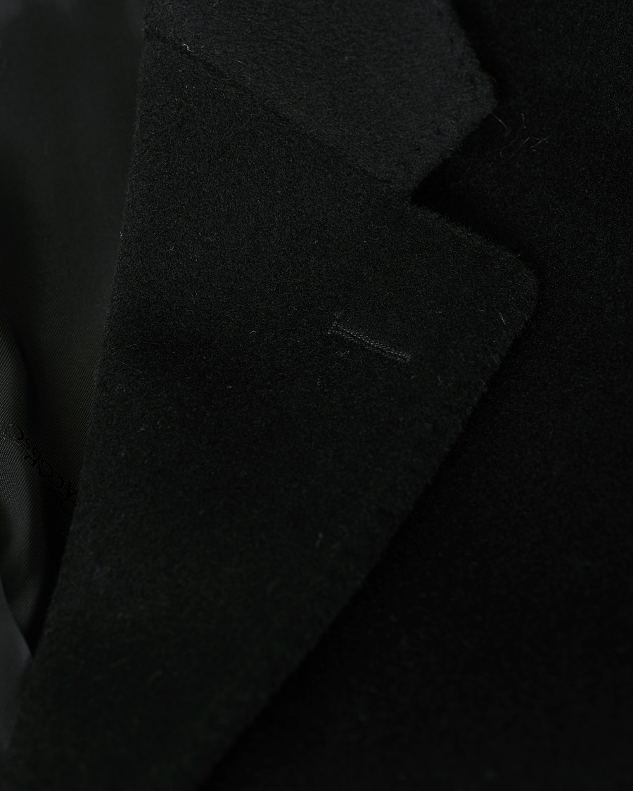 Herr | Jackor | Oscar Jacobson | Storvik Wool/Cashmere Coat Black