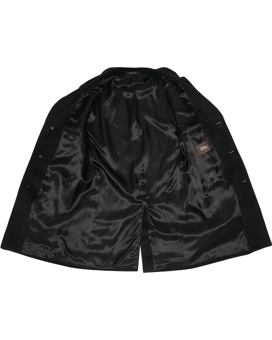 Herr | Jackor | Oscar Jacobson | Storvik Wool/Cashmere Coat Black